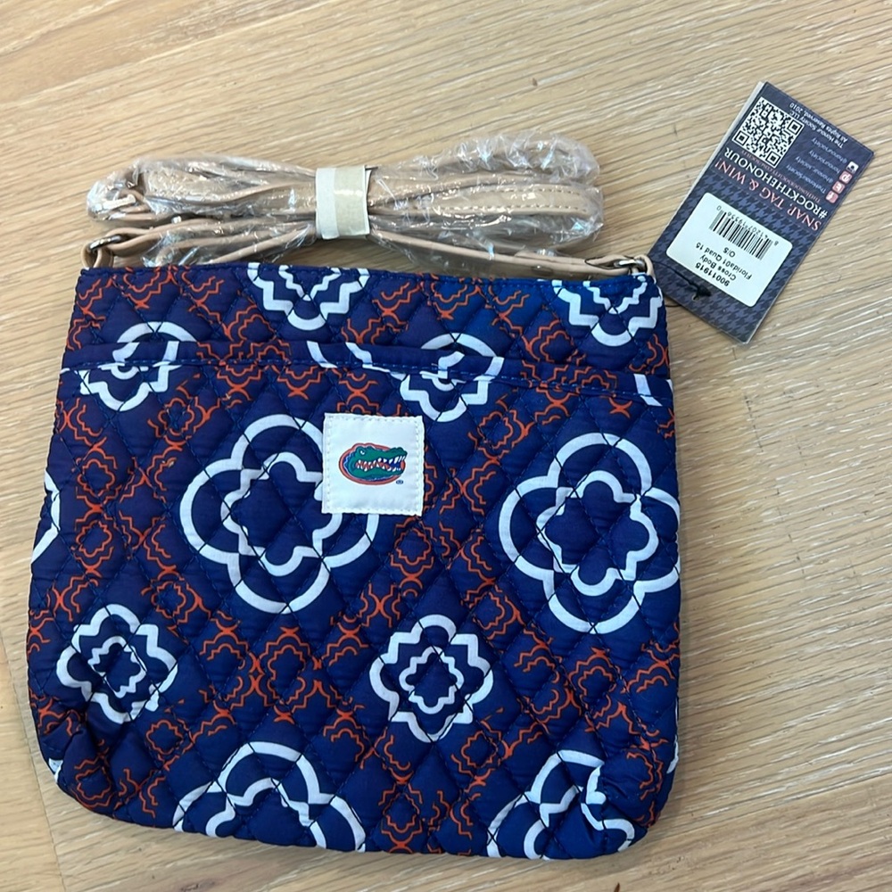 Florida Gators The Honour Society Women's Quilted Crossbody Bag NWT
